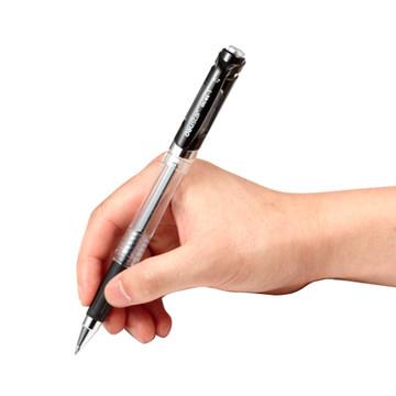 7透明杆水笔签字笔 办公文化用品 12/盒